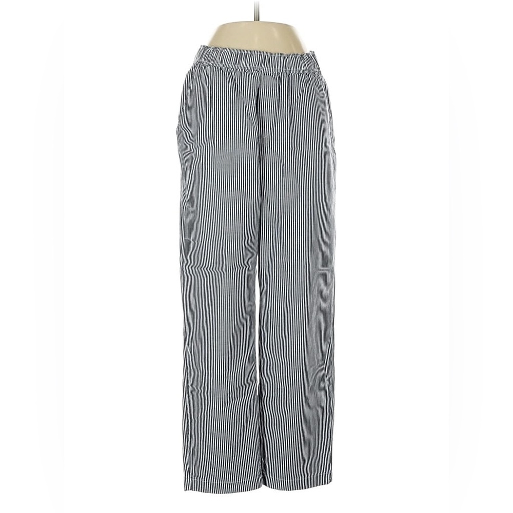 Uniqlo Black and White Striped Pants